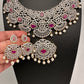 AD Ruby Neckline Short Necklace