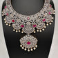 AD Ruby Neckline Short Necklace