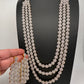 CZ Multi Layer Long Necklace