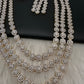 CZ Multi Layer Long Necklace