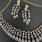 Cubic Zirconia Neckline Necklace