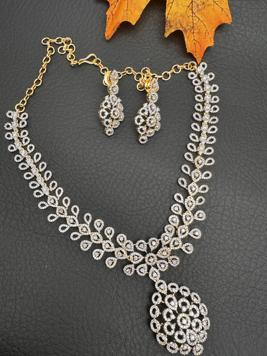 Cubic Zirconia Dainty Necklace