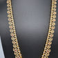 Cubic Zirconia Gold Finish Mango Haar Long Necklace