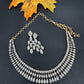 Elegant American Diamond Short Necklace