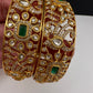 CZ Kundan Kada Bangles