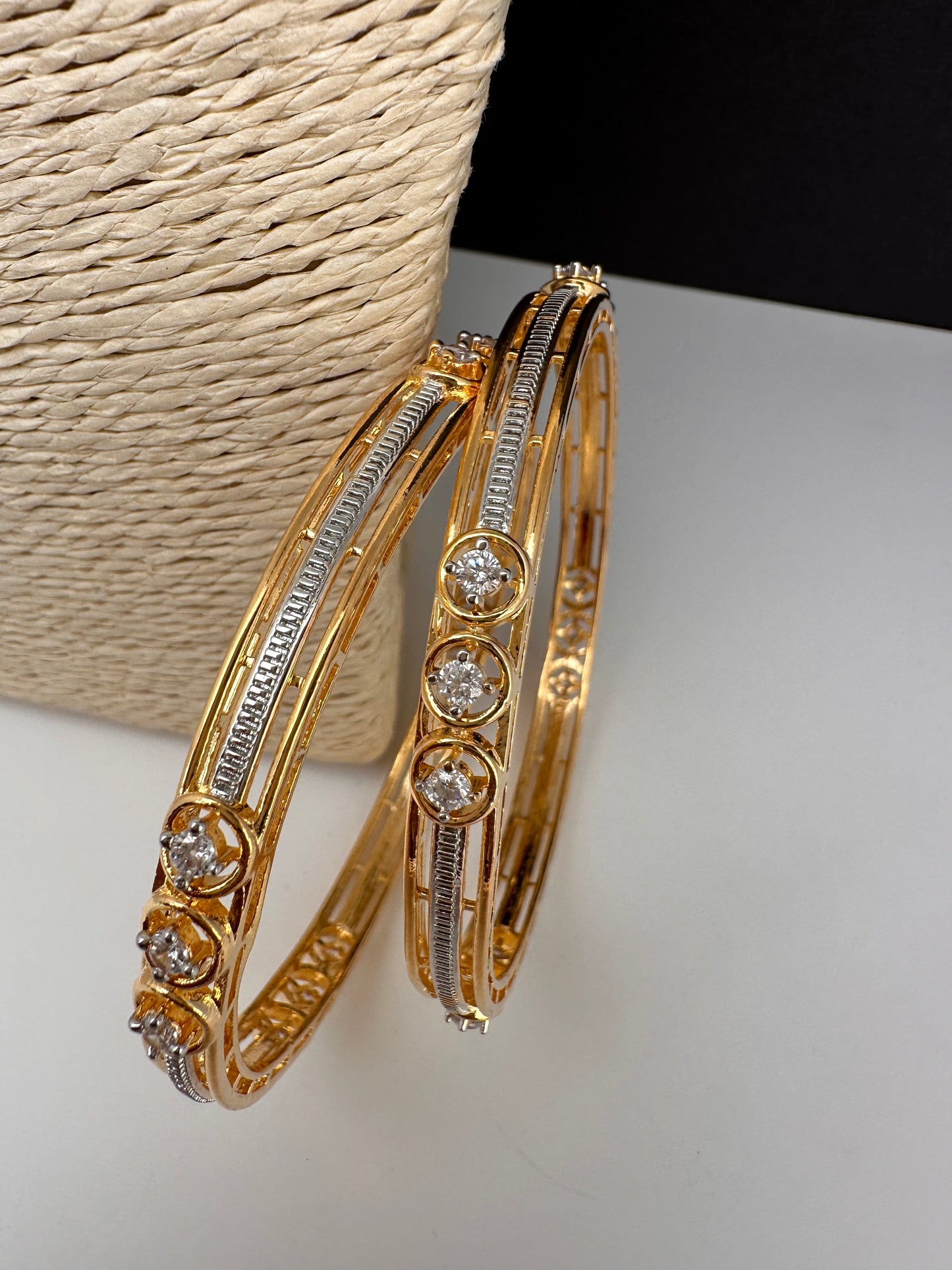 Gold AD Bangles