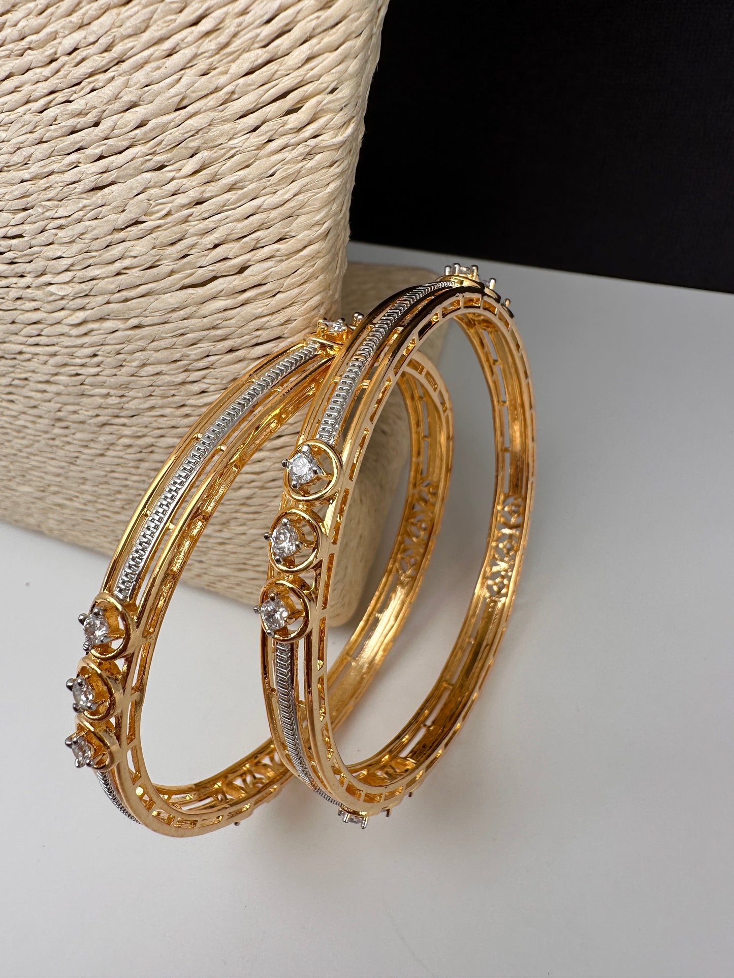 Gold AD Bangles