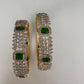 American Diamond Emerald Bangles