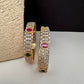 American Diamond Ruby Emerald Bangles