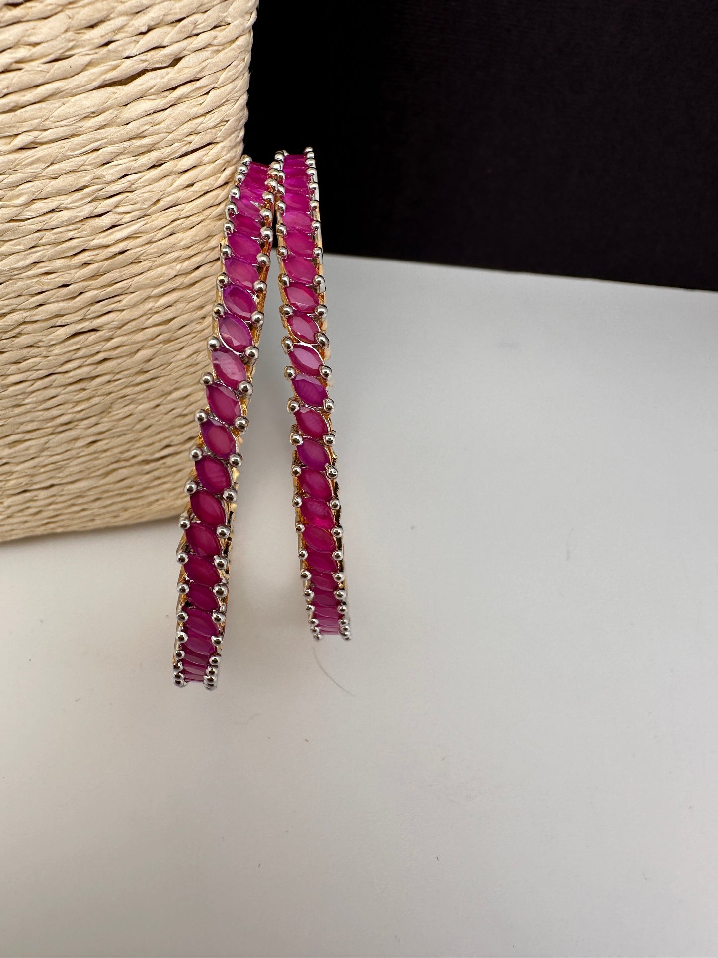 Ruby Pink Bangles