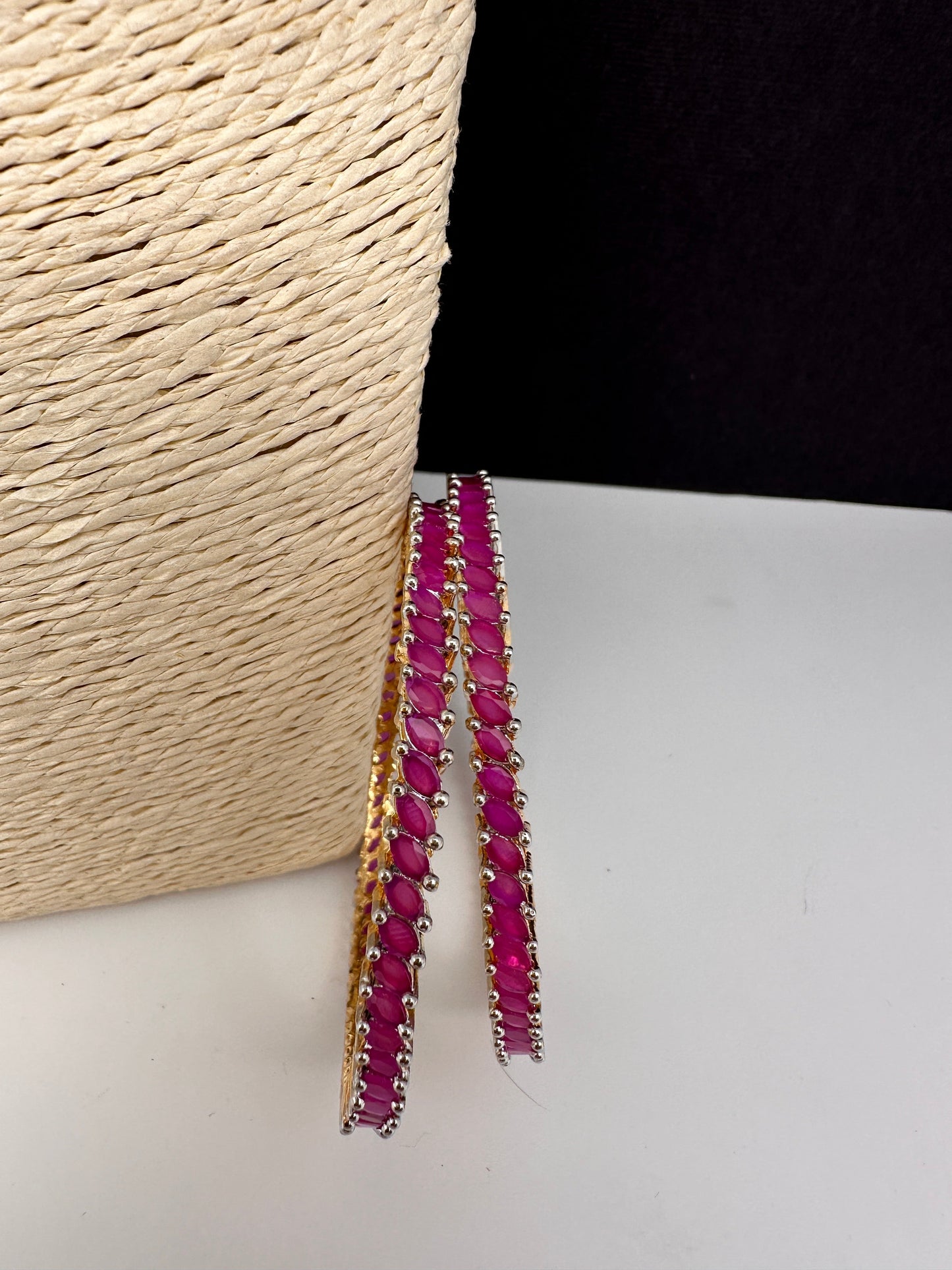 Ruby Pink Bangles