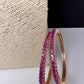 Ruby Pink Bangles