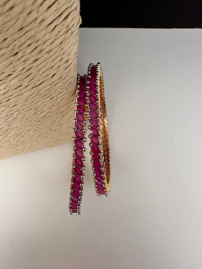 Ruby Pink Bangles