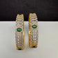 CZ Emerald Green Bangles