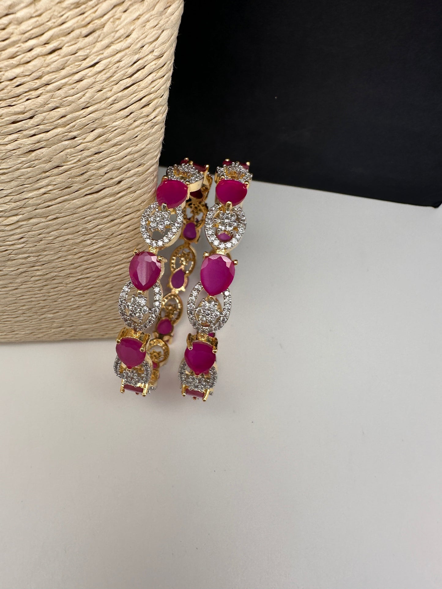 Ruby Pink Bangles