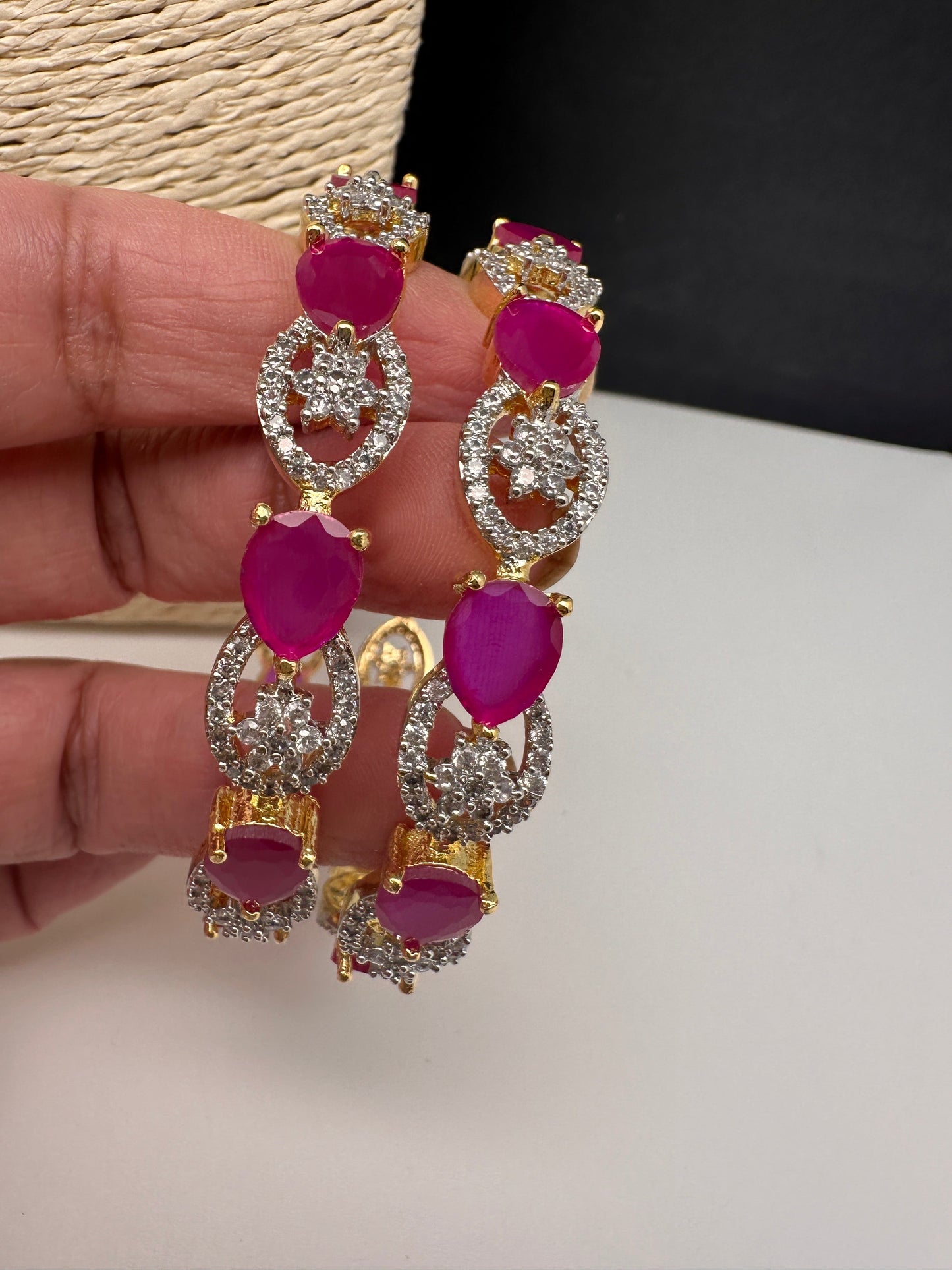 Ruby Pink Bangles