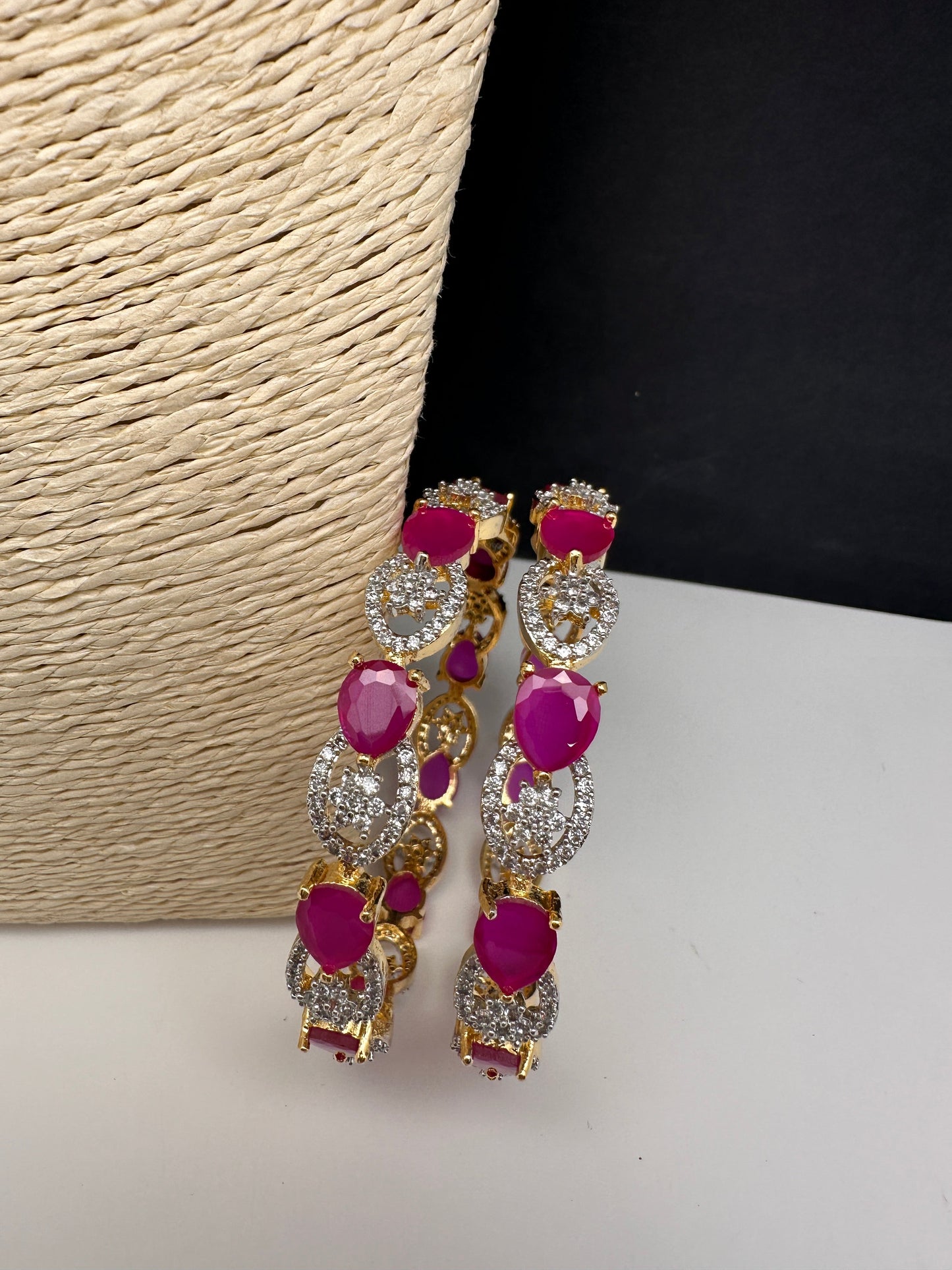 Ruby Pink Bangles