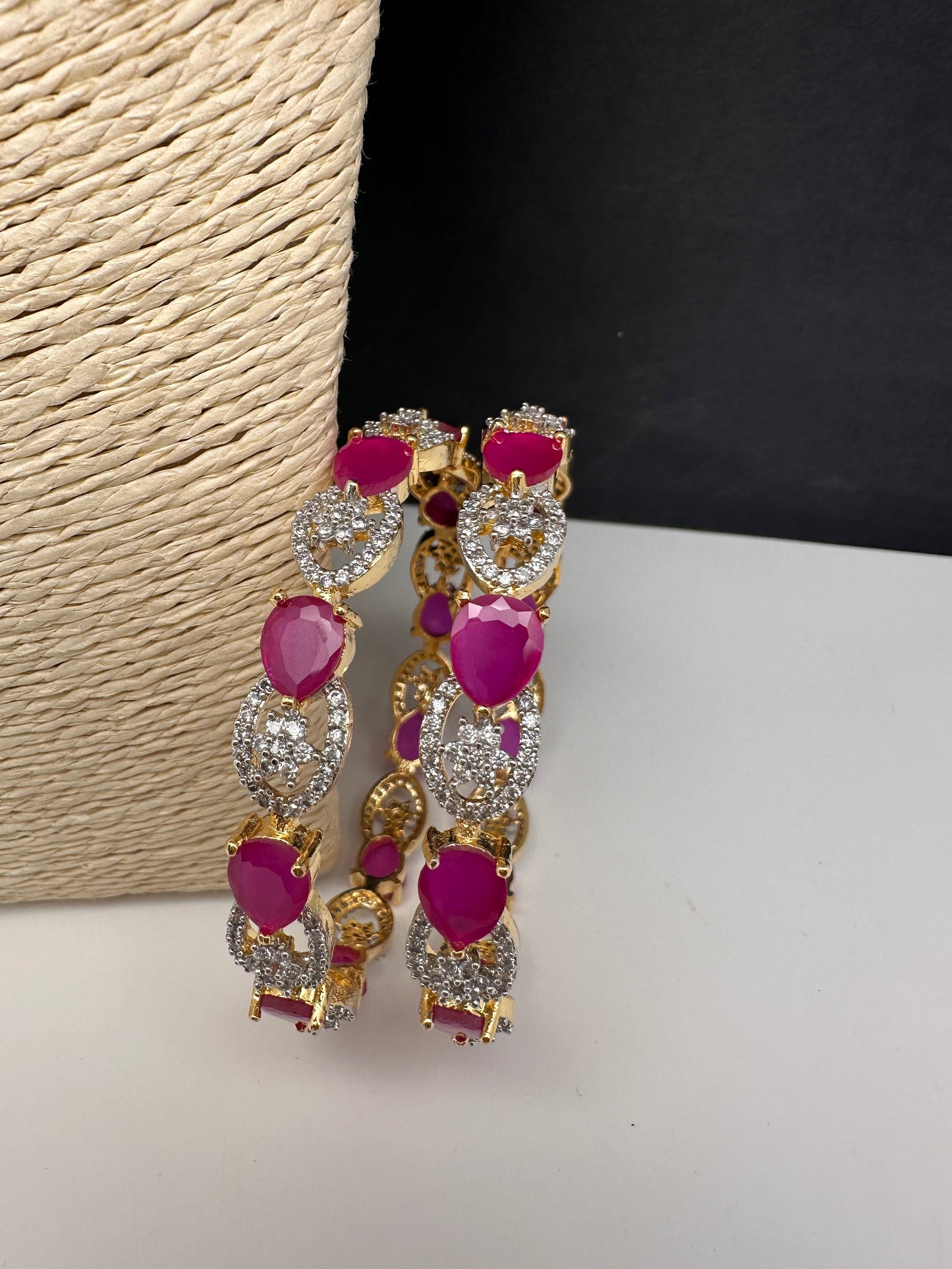 Ruby Pink Bangles