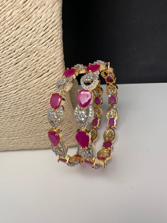 Ruby Pink Bangles