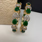 Emerald Green AD Bangles