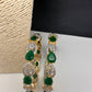 Emerald Green AD Bangles