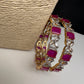 Ruby Pink AD Bangles