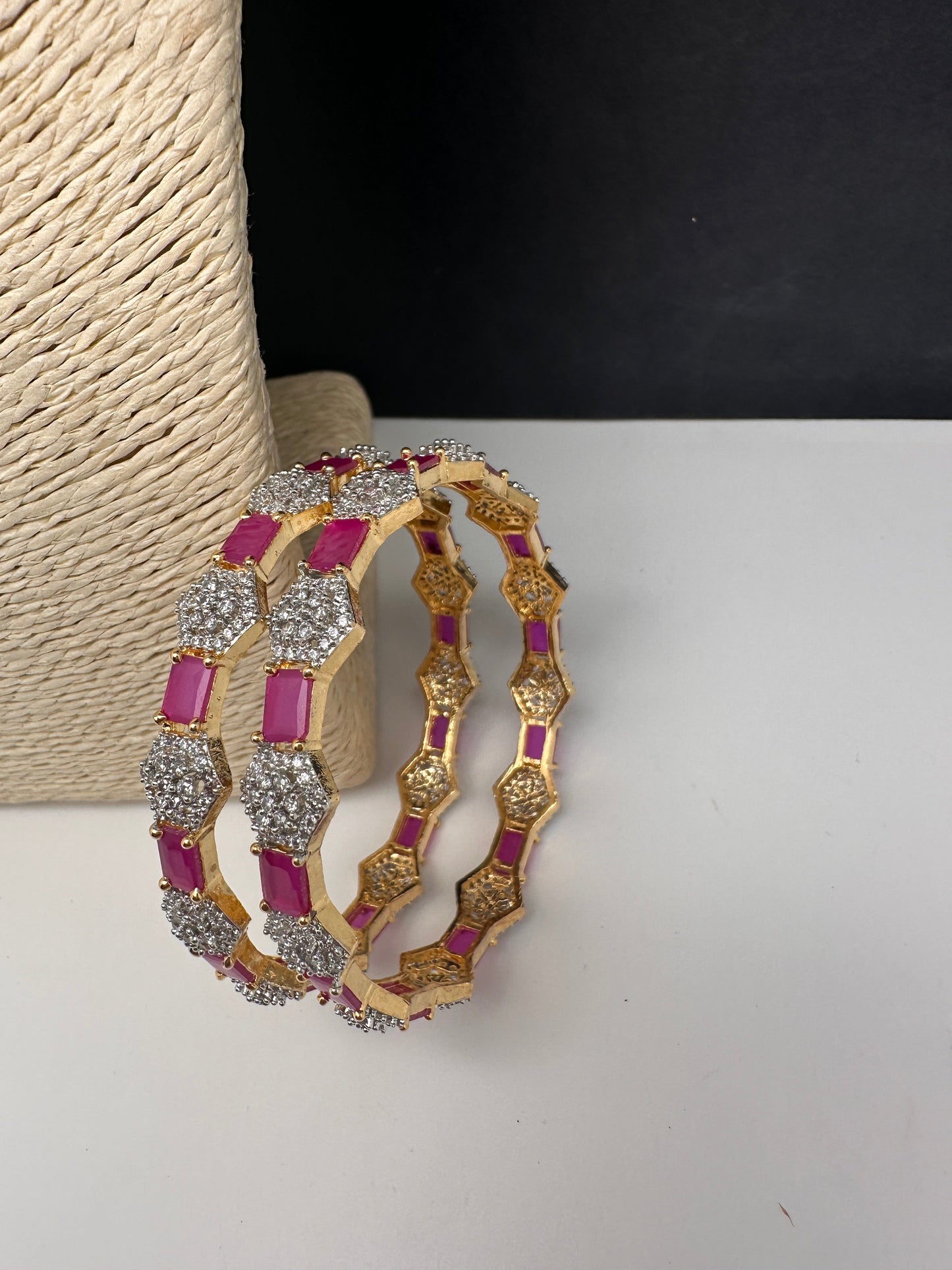 Ruby Red AD Bangles