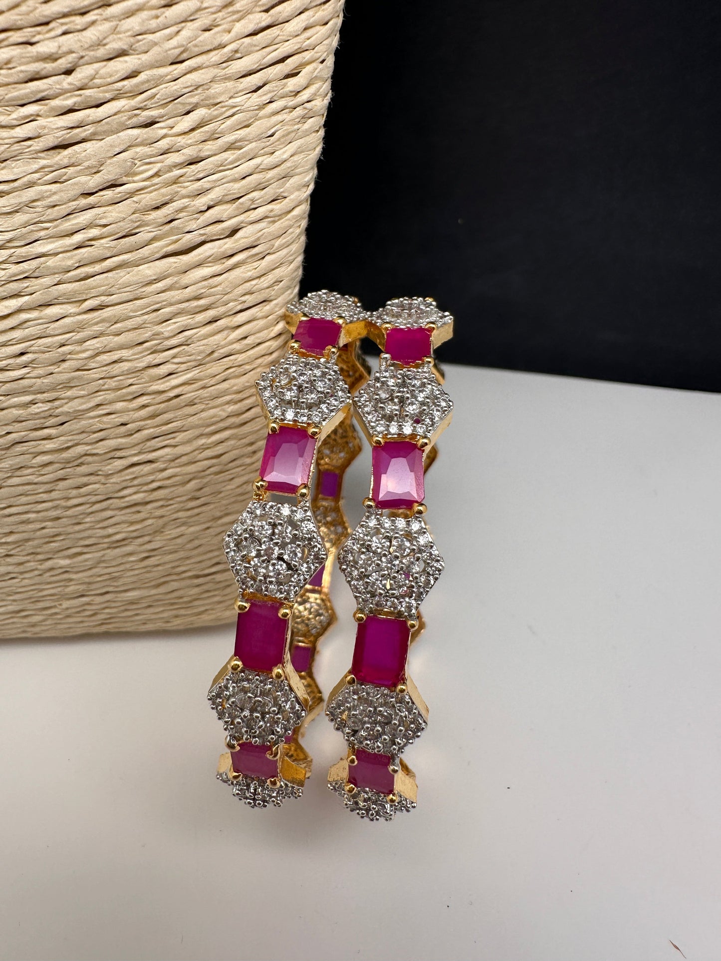 Ruby Red AD Bangles