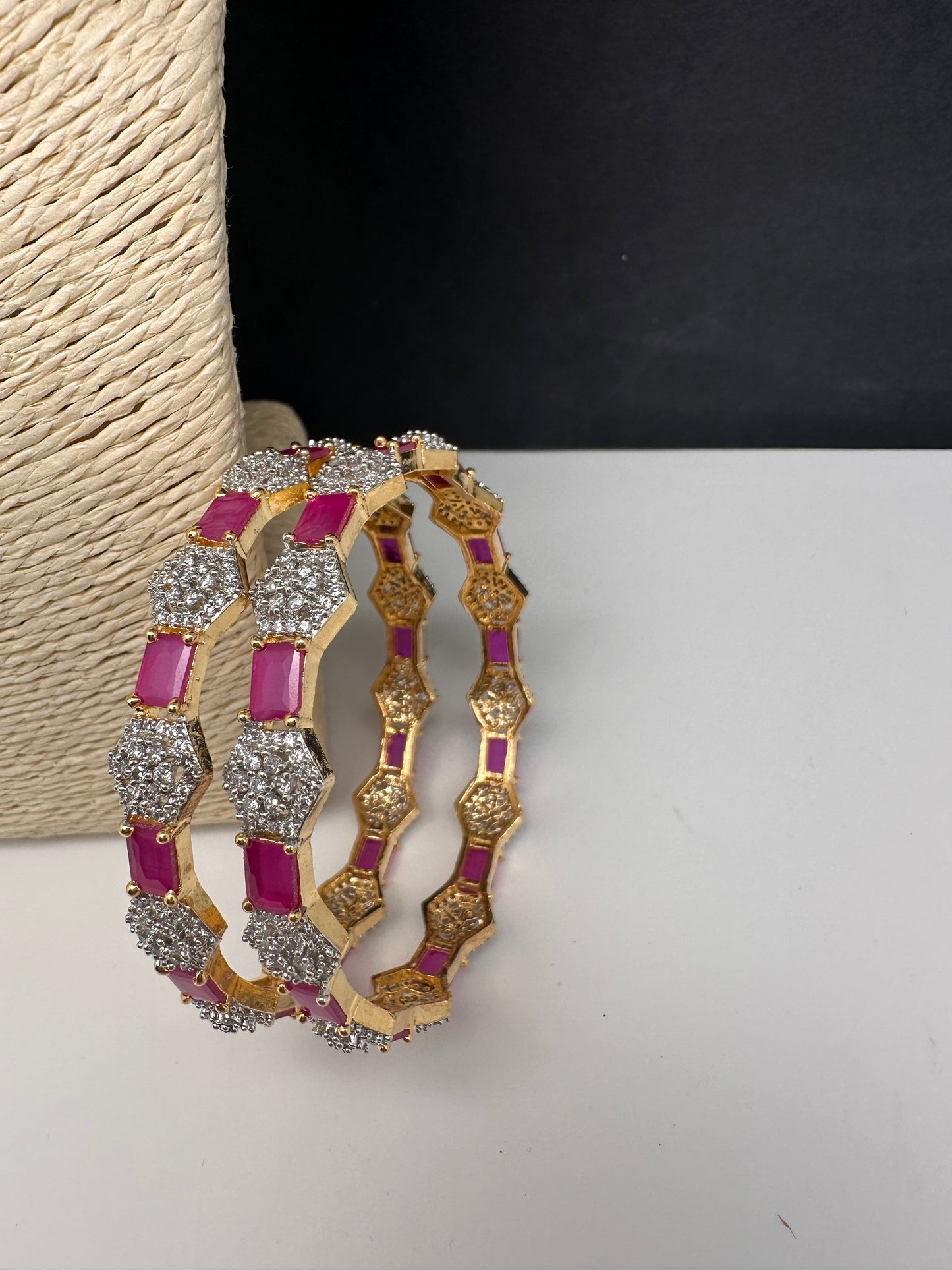 Ruby Red AD Bangles