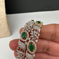 American Diamond Emerald Green Bangles