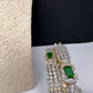 American Diamond Emerald Green Bangles