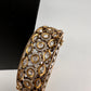 CZ Kundan Victotian Finish Openable Kada Bracelet