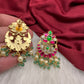 Multi Stone Floral Jadau Kundan Earrings