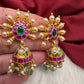 Multi Jadau Kundan Jhumki Earrings