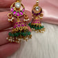 Jadau Kundan Jhumka Earrings