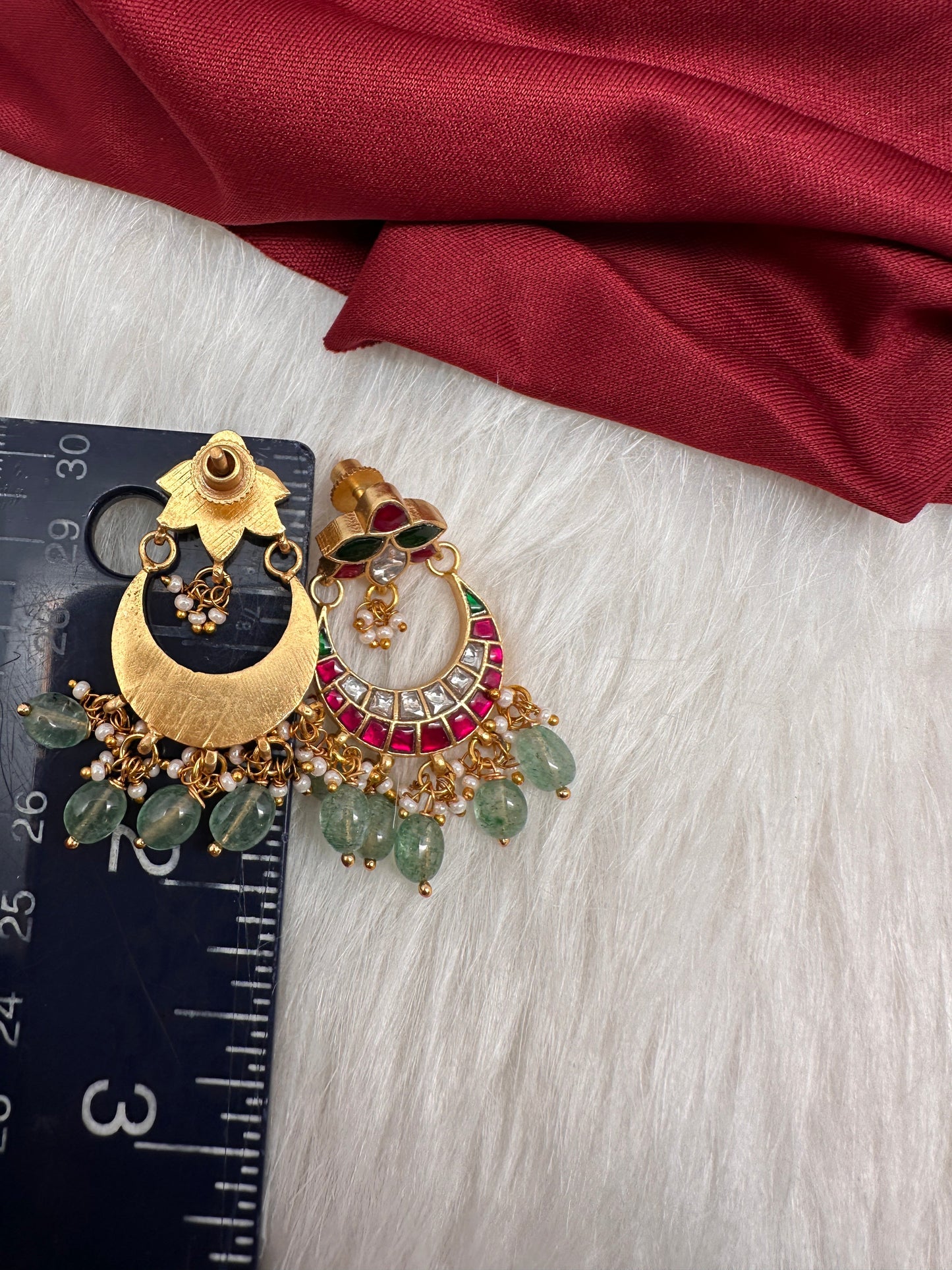 Jadau Kundan ChandbaI Earrings