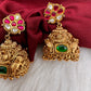 Matte Nakshi Jadau Kundan Jhumki Earrings