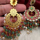 Jadau Kundan Chandbali Earrings