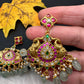 Peacock Jadau Kundan Earrings