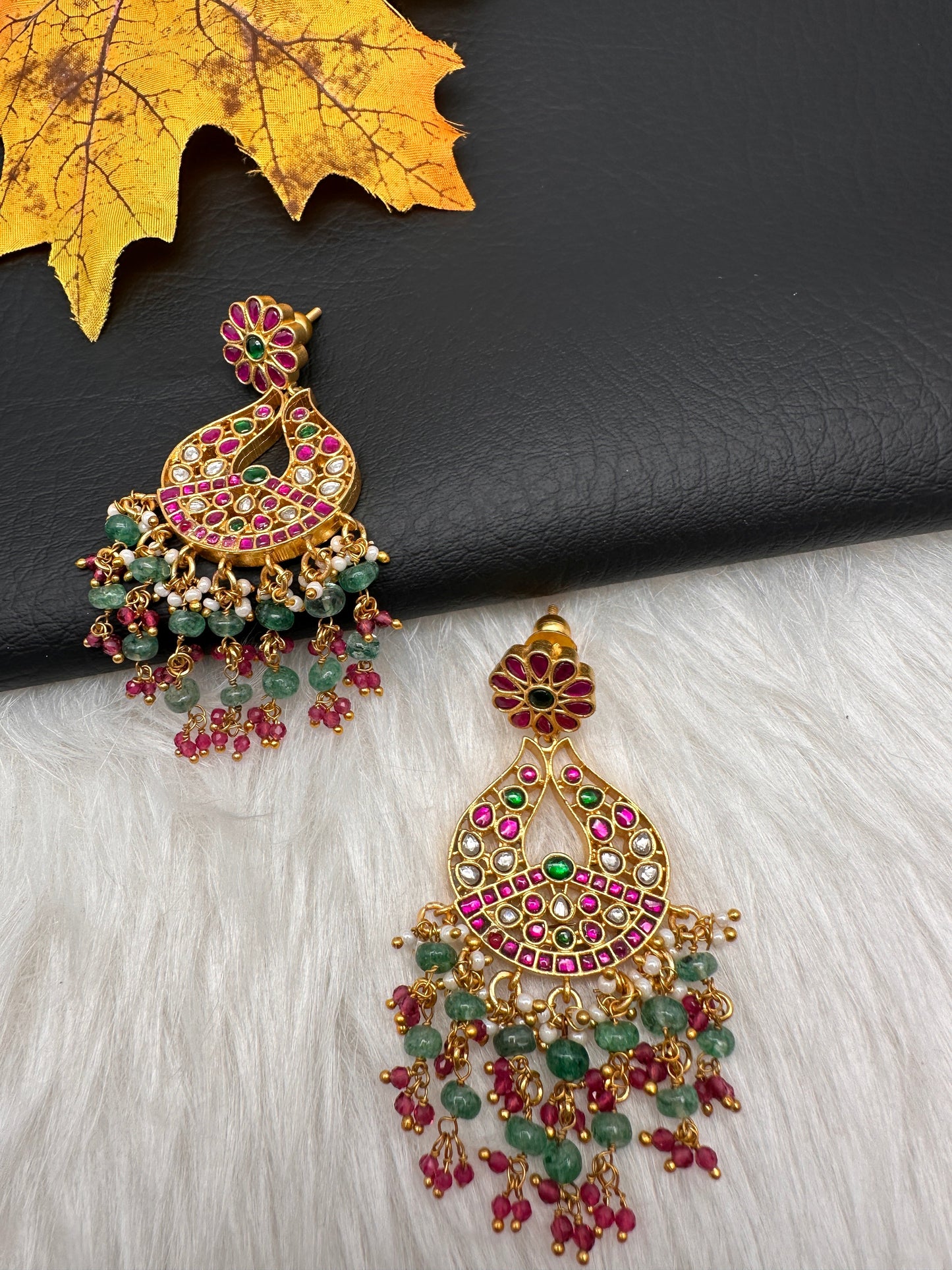 Jadau KundanChandballi Earrings