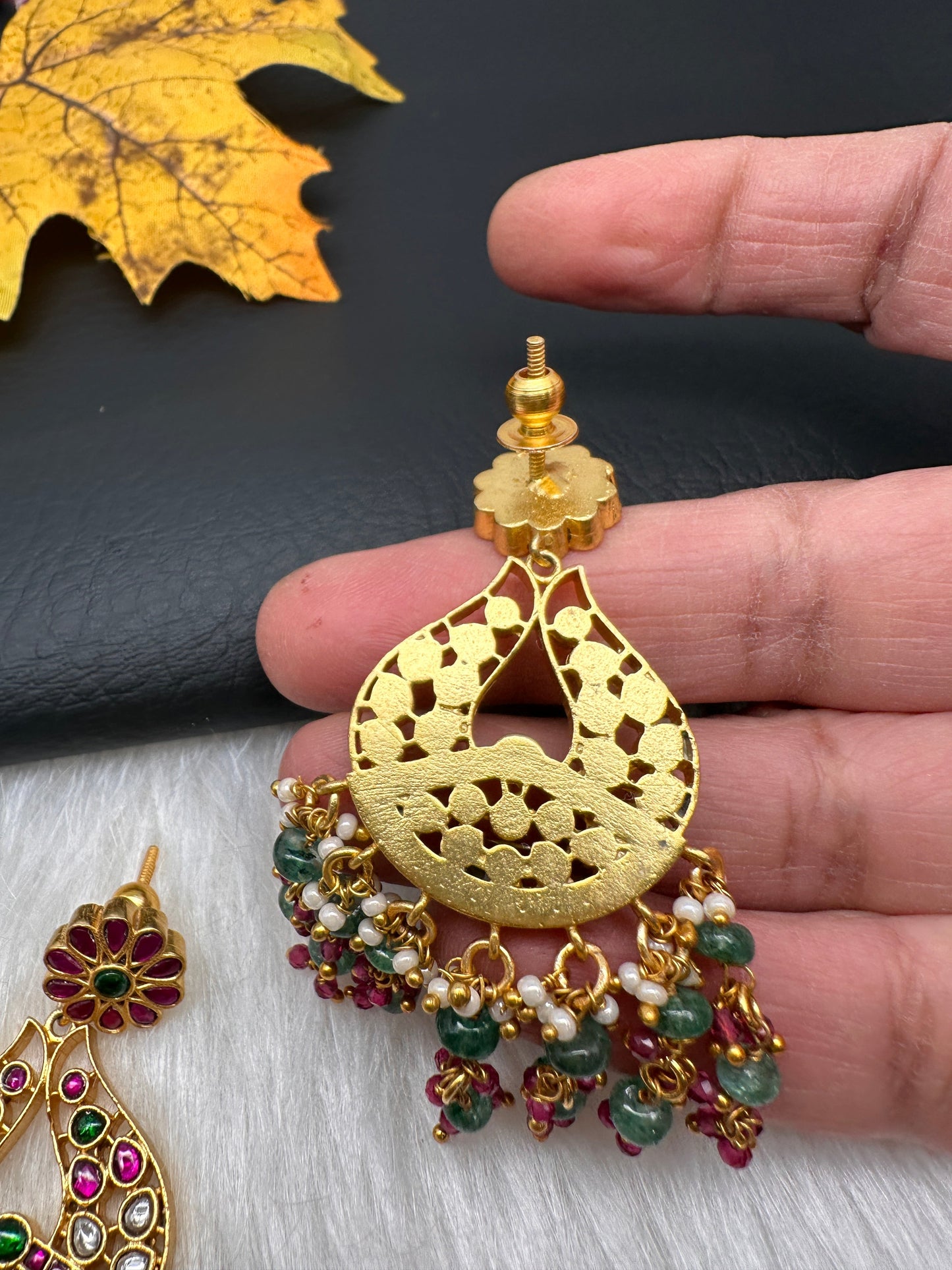 Jadau KundanChandballi Earrings