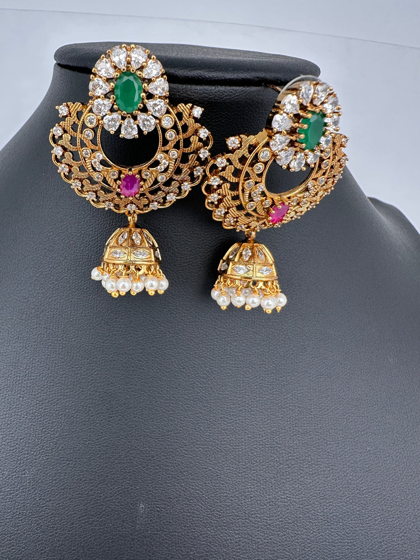 Matte Jhumka Earrings