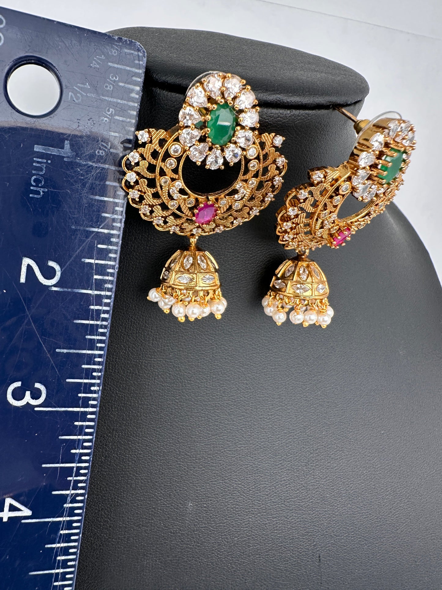 Matte Jhumka Earrings