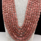 Cherry Quartz Beads Necklace