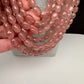 Cherry Quartz Beads Necklace