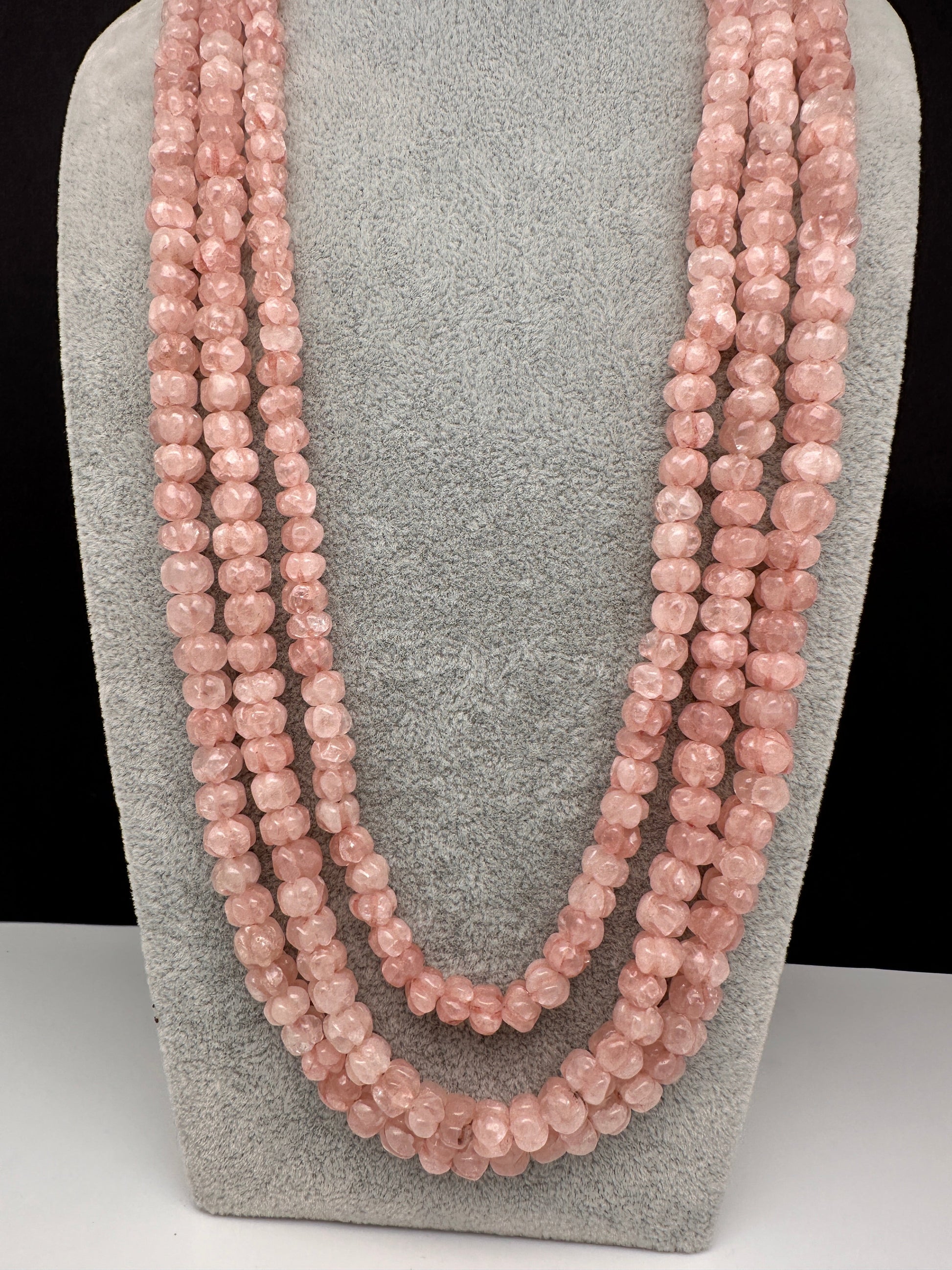 Pink pumpkin Beads