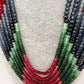 Multi layer Onyx Beads Necklace