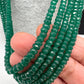 Green Emerald Real Beads Mala Necklace