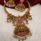 Jadau Kundan Goddess Lakshmi Kanti Necklace