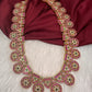 Jadau Kundan Traditional Bottu Mala Long Necklace